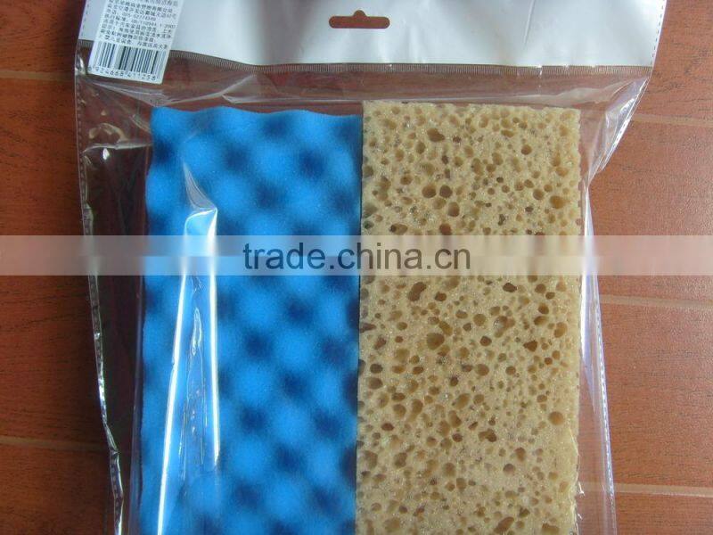 blue color pu sponge for car wash sponge car cleaning sponge