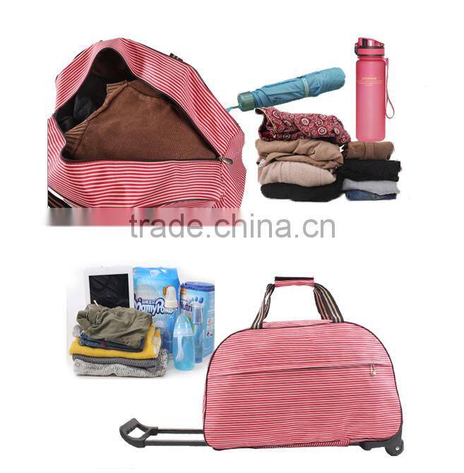 Multi-function fashion trolly duffel travel bag