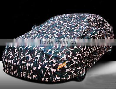 2015 High quality polyester camouflage protection car cover