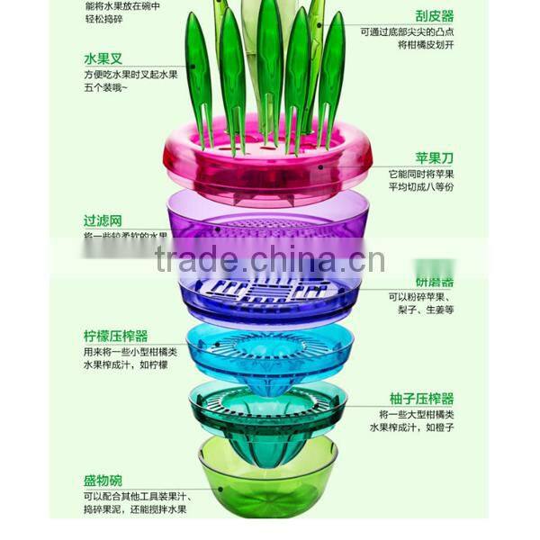 10PC DIY kitchen Gadgets Set Manual Fruit Juicer