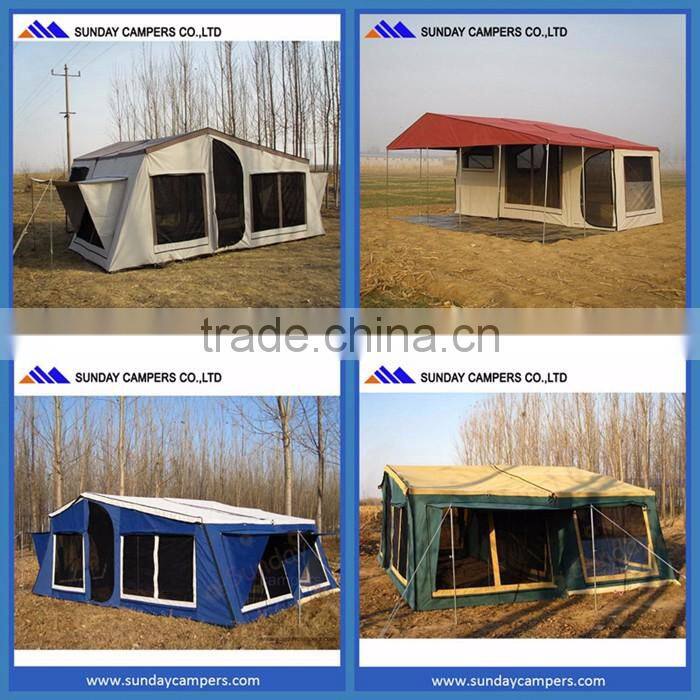 Economic family wheel off road 4wd adventure camping trailer tent