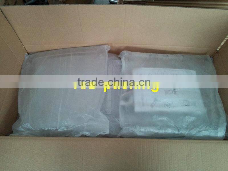 red resin crystal chiavari chair with soft cushion