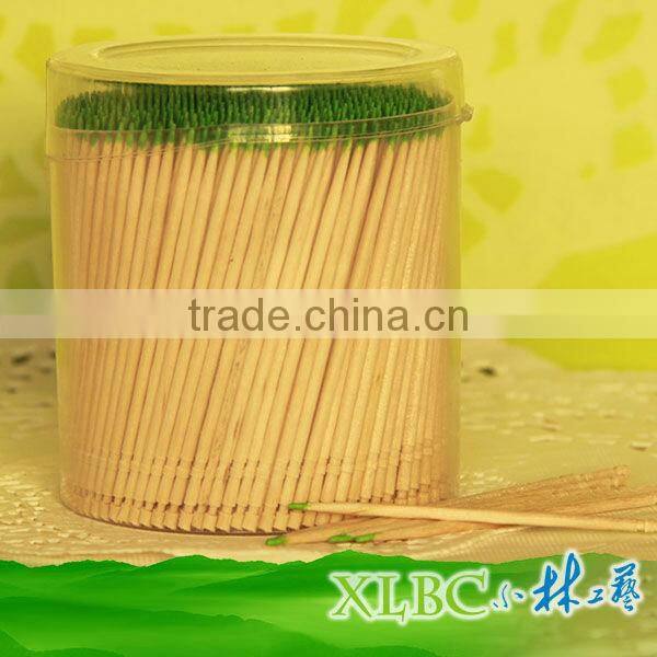 Transparent plastic Jar mint bamboo toothpicks