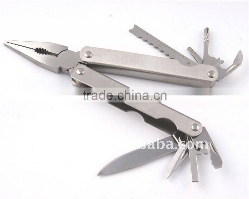 "stock" 2014 Mini small folding clip multi plier tools 8712-