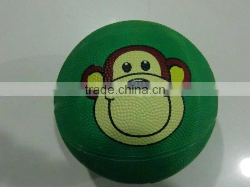 Colorful Rubber Basketball