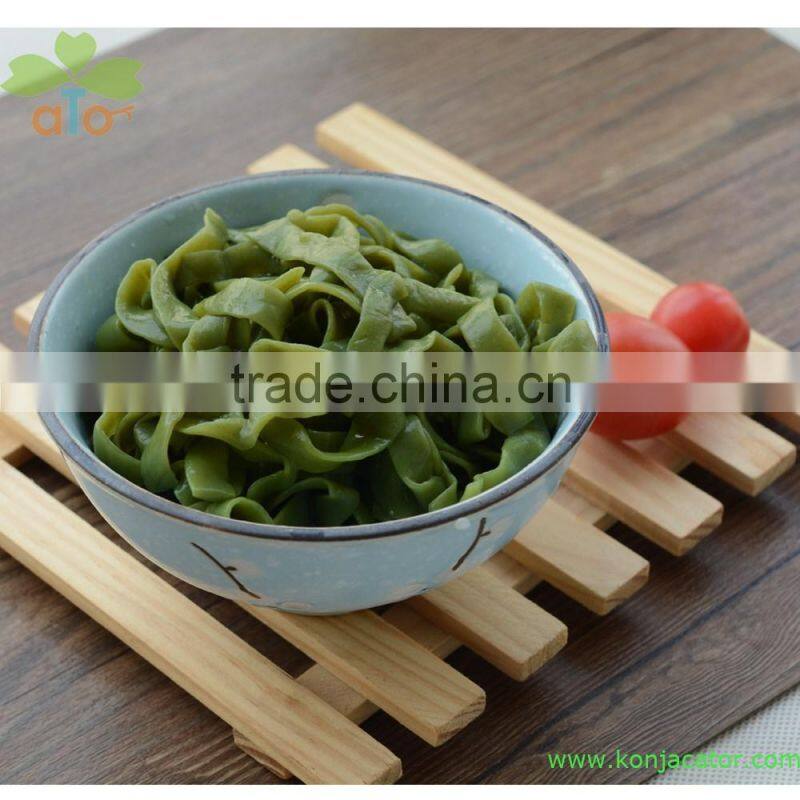 Wholesale konjac gum shirataki konjak spinach ramen noodles