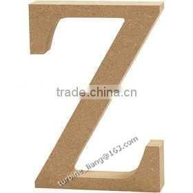 wooden MDF Letter "Z", alphabet letter