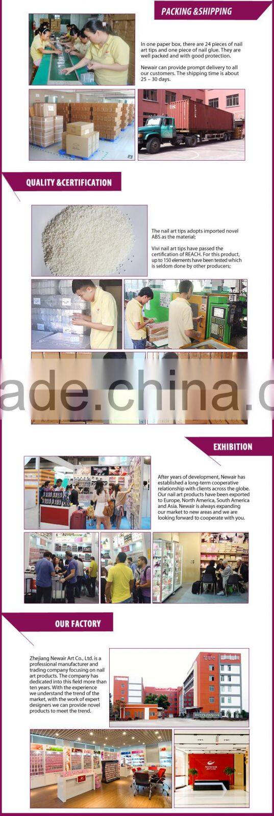 Color Real Nail Polish Strips &Nail Patch Manufacturer Price