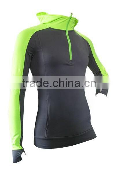 Running t shirt long sleeve round neck dry fit t shirt running tights