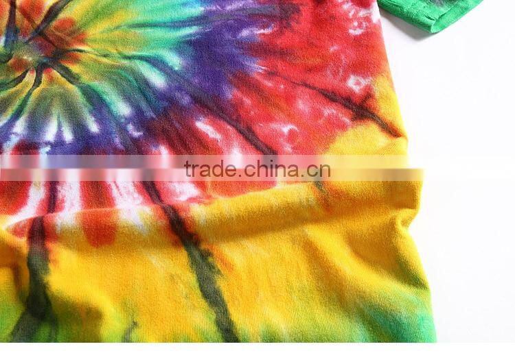 Men Tie Dye T-shirt , fashion colorful tie dye tees ,good cotton t shirts