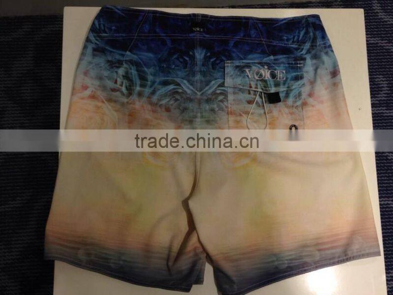 beach wear 2014 mens beach shorts oem custom sublimation beach short