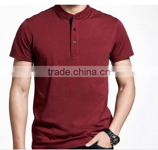 custom t-shirt blank t-shirt fashion design top quality men 100% polo t-shirt