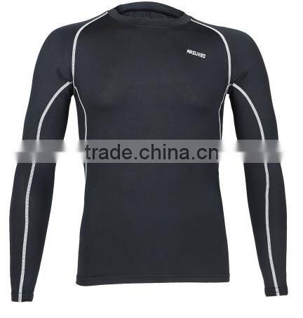 2016 Baseball Jerseys Long Sleeve Tight T Shirt for Men Running Workout