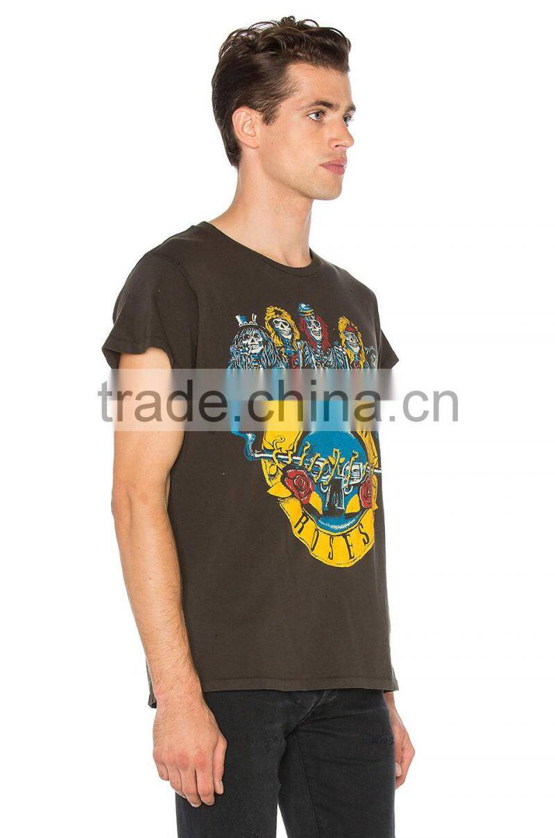 Latest design style men's comfort t-shirts 100% cotton