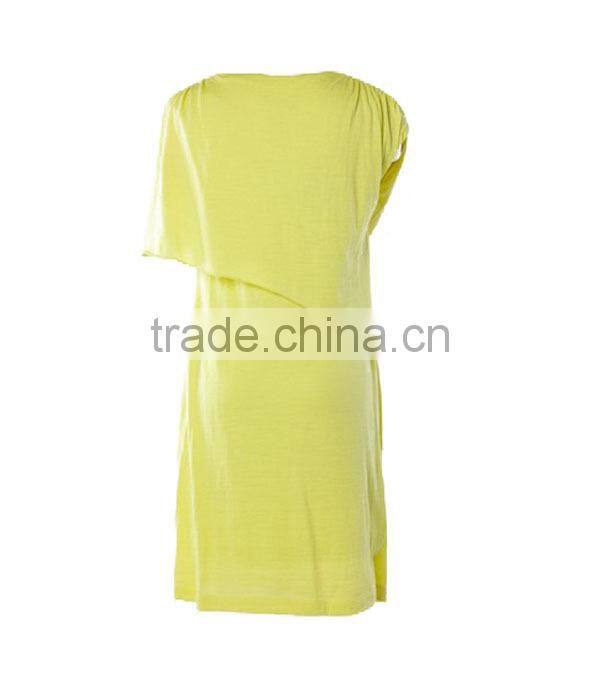 new arrival best quality fashion single shoulder dress for small quantity clothing