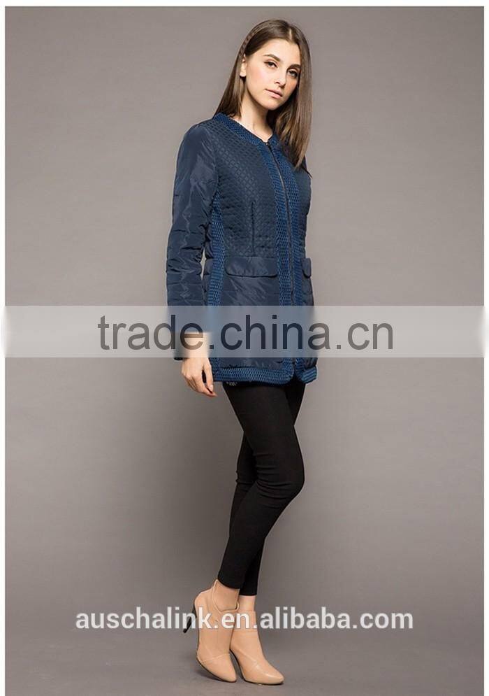 new arrival western designer goose down long coat OEM service