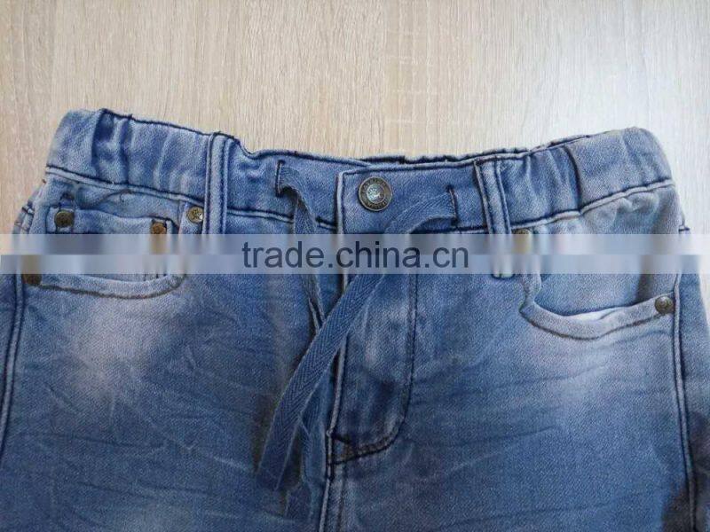 GZY High quality fulli size raw denim jeans for kids