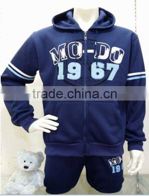 sports suits man sets spun kintted polyester men sportswear set