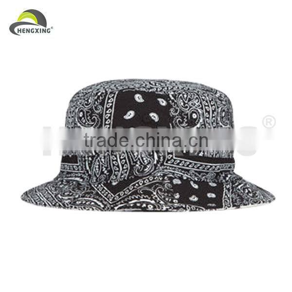 Custom Fashion Printed Bandana Bucket hat