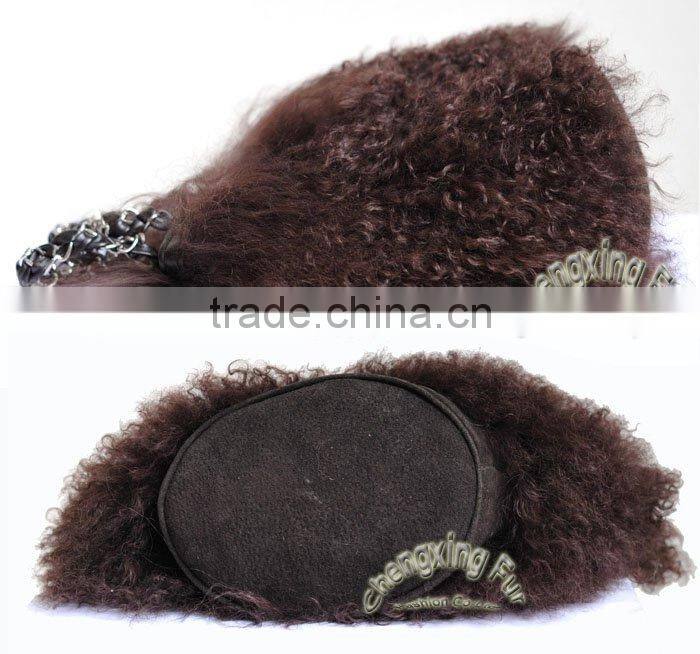 CX-H-04C Genuine Tibetan Lamb Fur Hand Bag