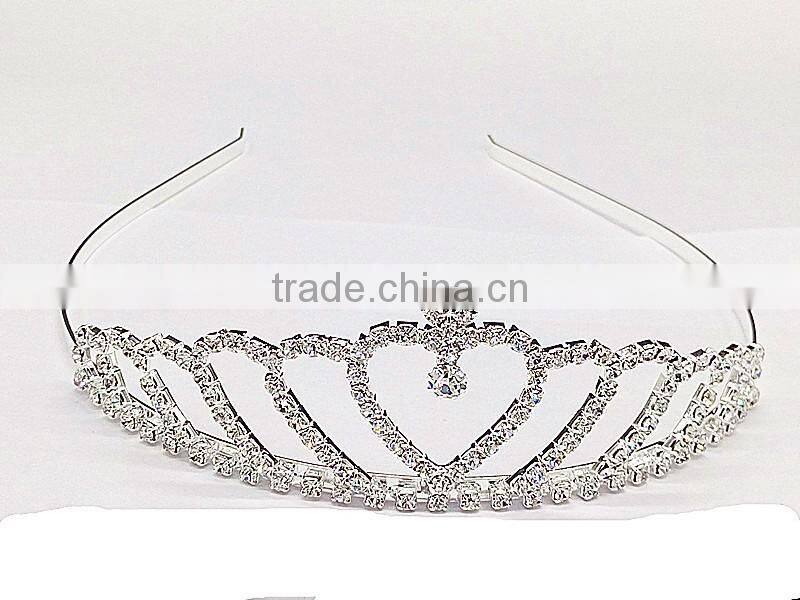 2017 New Crown Crystal Gold Bridal Wedding Hair Comb Accessories Headdress