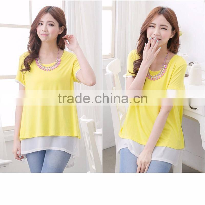 2017 Summer Modal Soft Maternity Tops Breastfeeding clothes Women Pregnant clothes