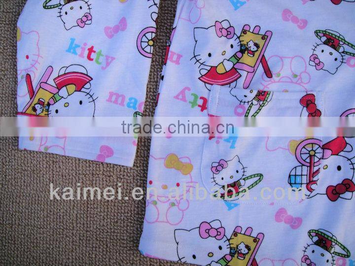 childrens 100% cotton pajamas set