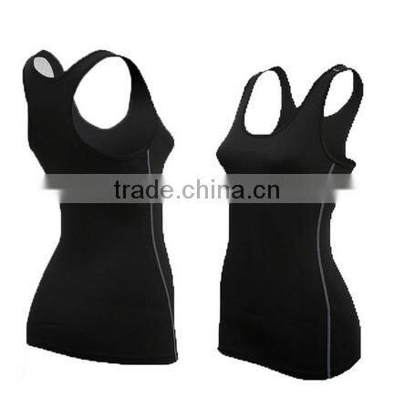 Summer Europe America New Fashion Dri Fit Seamless Spaghetti Strap Tank Top