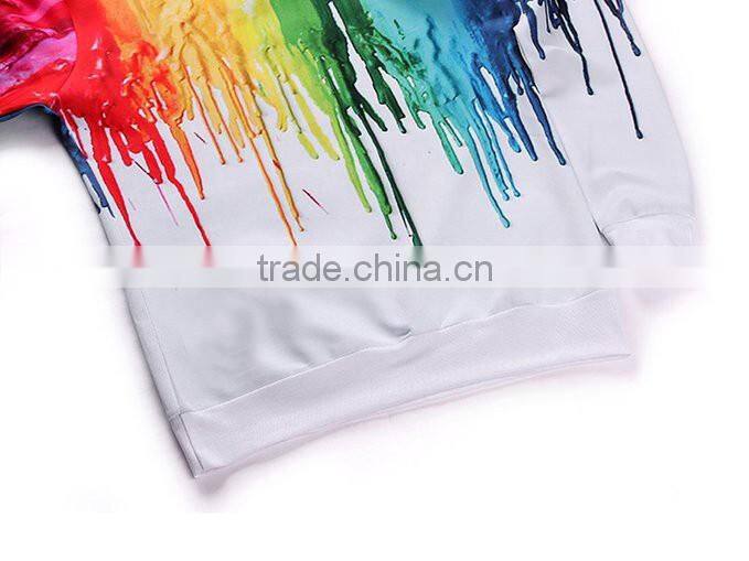 non hooded custom 3d sweatshirt manufacturer in China