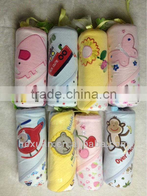 100% Cotton baby towel,baby Blanket, cotton towel, baby blanket