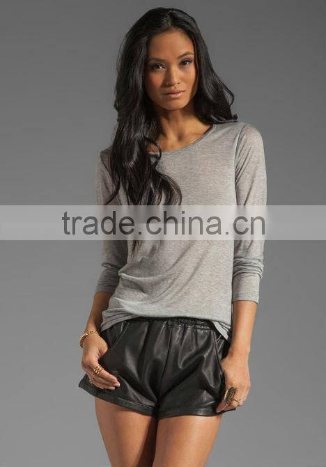 Long Sleeve Grey Tee Shirt
