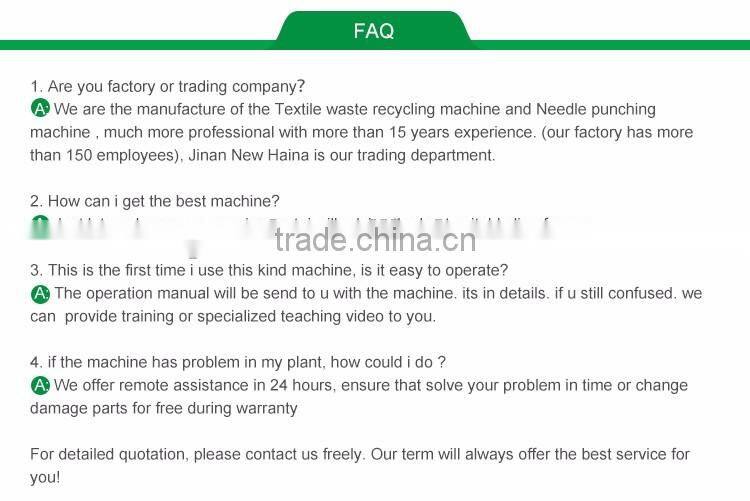 Cleaning Machine for Textile Waste Recycling