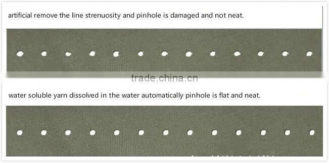 Kuraray material raw white for basting and tacking use 20degree 40s/2 pva water soluble sewing thread