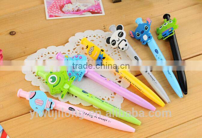 New fashion colorful cute press short ballpoint pen