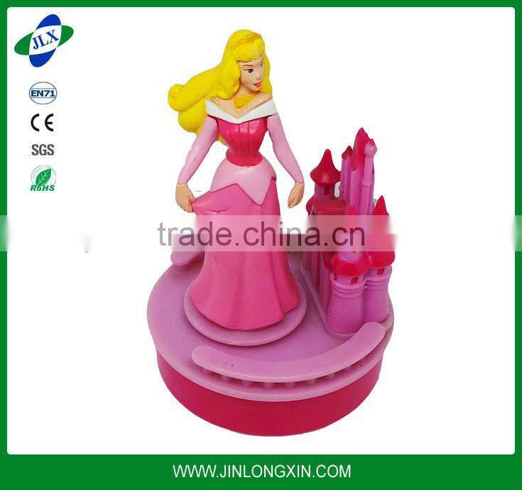 Cute shiny Princess castle Snow white Cartoon Figure doll made in Shenzhen