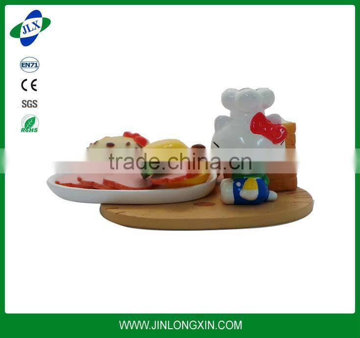 small hello kitty cat food package meal set toy