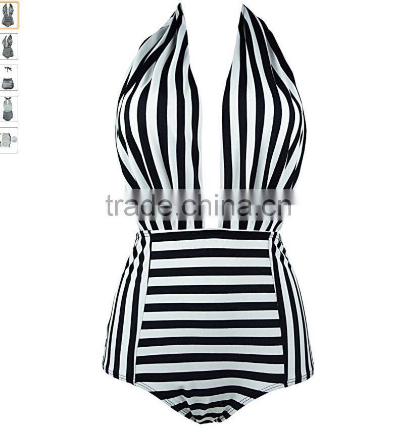 pineapple double side swimwear bikini/ mzyg halter bikini swimwear/ fancy bikini set swimwear beachwear