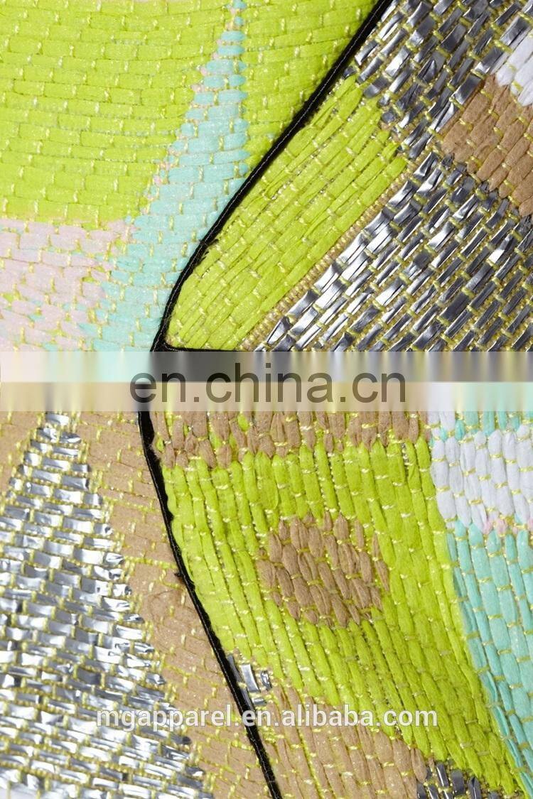 Latest fashion dress design/New Style clothes for women,cocktail party dress ,cotton-blend tweed dress