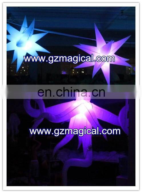 LED inflatable star / inflatable star decoration / inflatable star