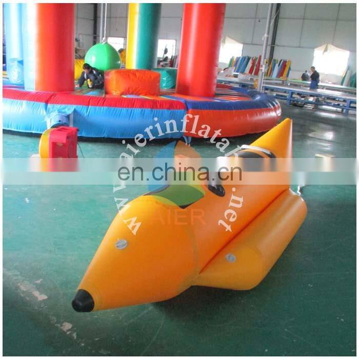 Inflatable Banana Boat/inflatable water toy/Inflatable game boat for yacht
