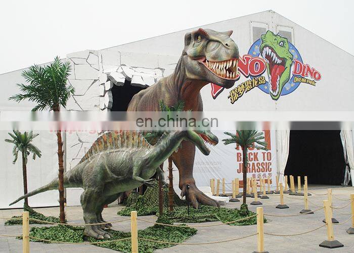 2015 funny outdoor playground simulation dino