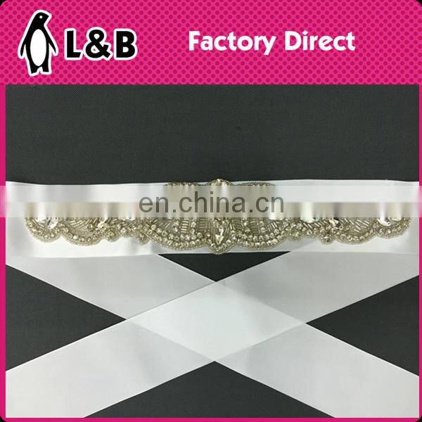 best selling crystal rhinestone belt for wedding dress