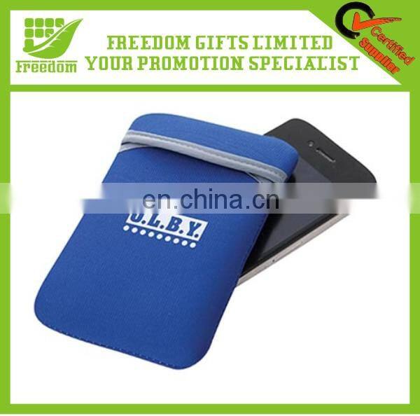 Promotional Customized Logo Neoprene Mobile Phone Bag