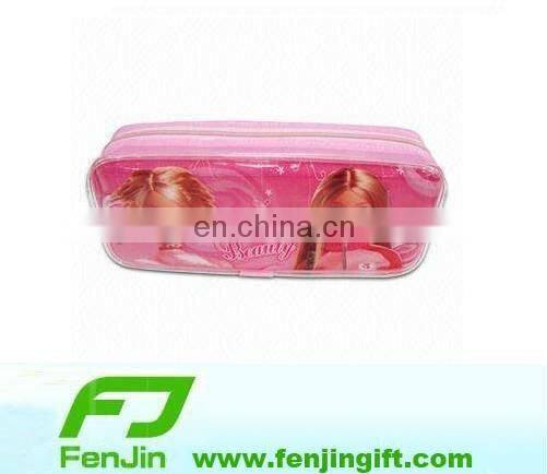 Cheap zipper pvc pen bag
