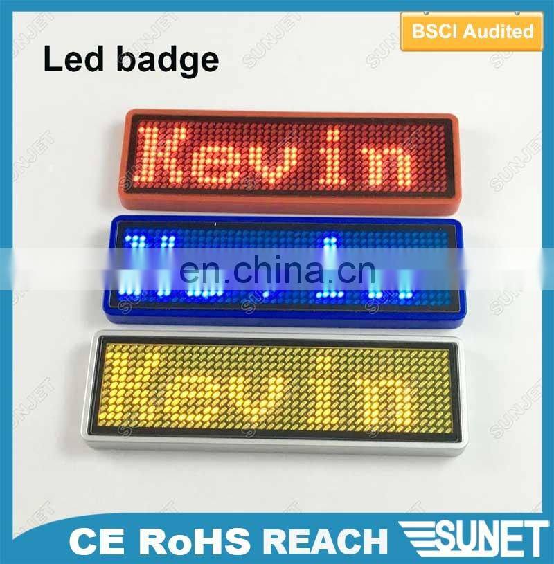 innovated product 2017 Electronic Components led displays custom lapel pins