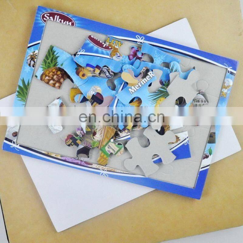 Made in China custom paper material jigsaw puzzle for 3-6 years old kids