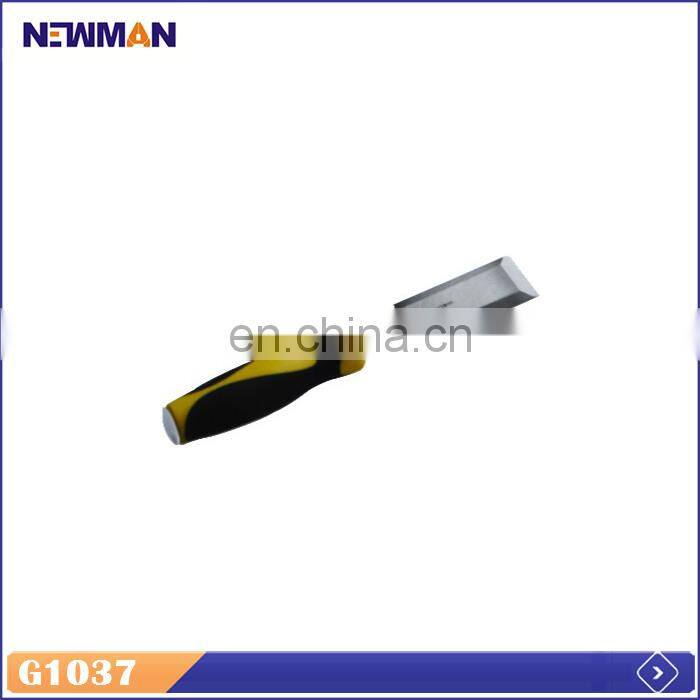 NEWMAN High-grade Round Handle Masonry Chisel Flat Head