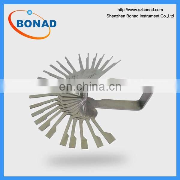 GB4706 Creepage Distance Test Card to surface distance test