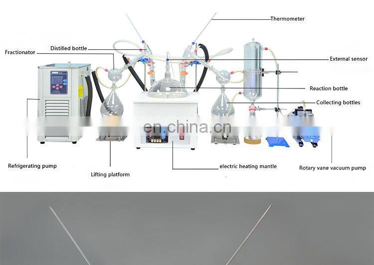 Vacuum Wiped Film Molecular Fractional Short Path Distillation Kits