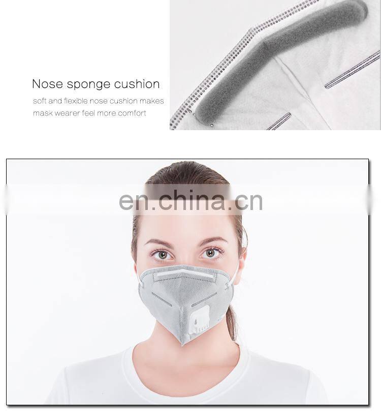 Anti Smog Dust Protective PM2.5 Face Mask with Activated Carbon Filter